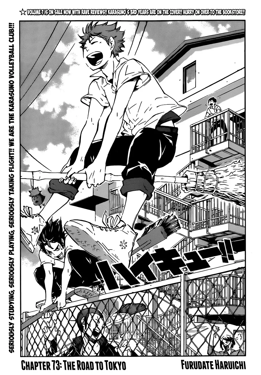 Read Haikyu!! Chapter 73 - The Road to Tokyo Online