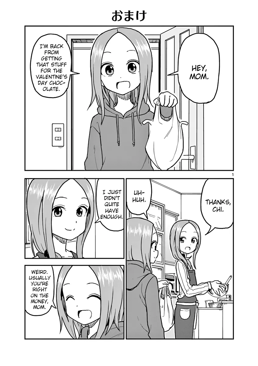 Read Karakai Jouzu no (Moto) Takagi-san Chapter 106.5 - Volume 8 Omake Chapter Online