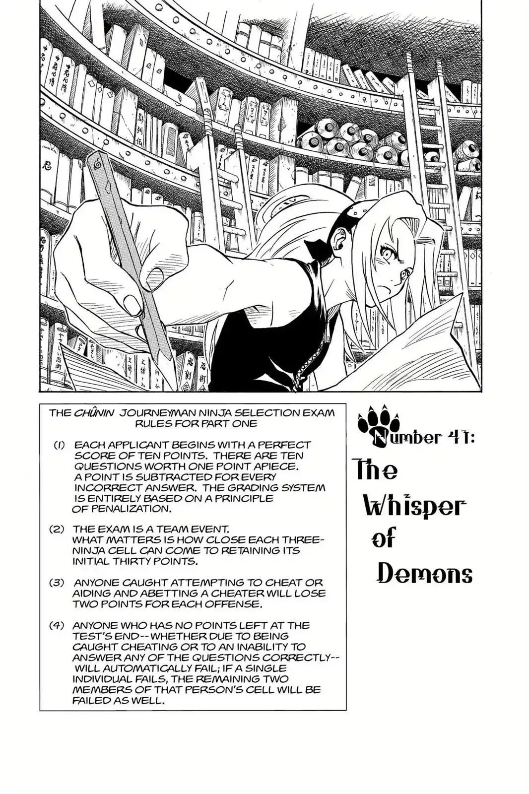 Read Naruto Chapter 41 - The Whisper Of Demons Online