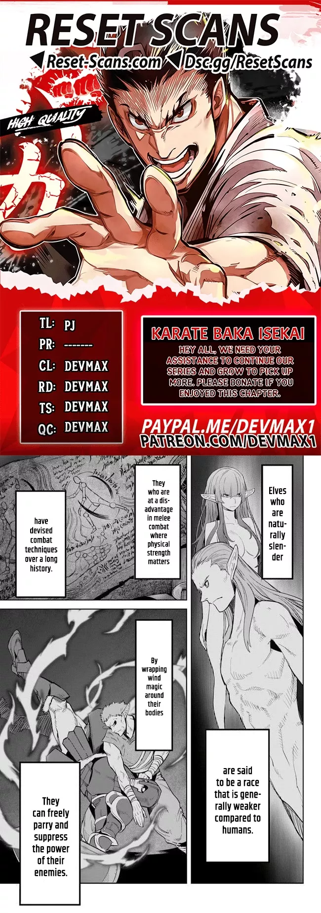 Read Karate Baka in Different World Chapter 22.1 Online