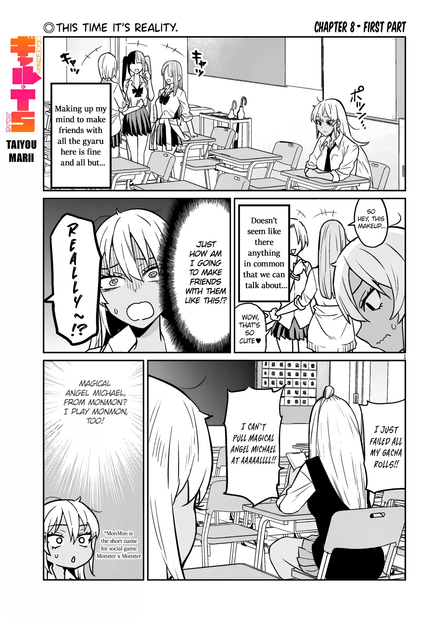 Read Danshi Kokoseidakedo Gyaru ni TS Shimashita Chapter 8.1 Online