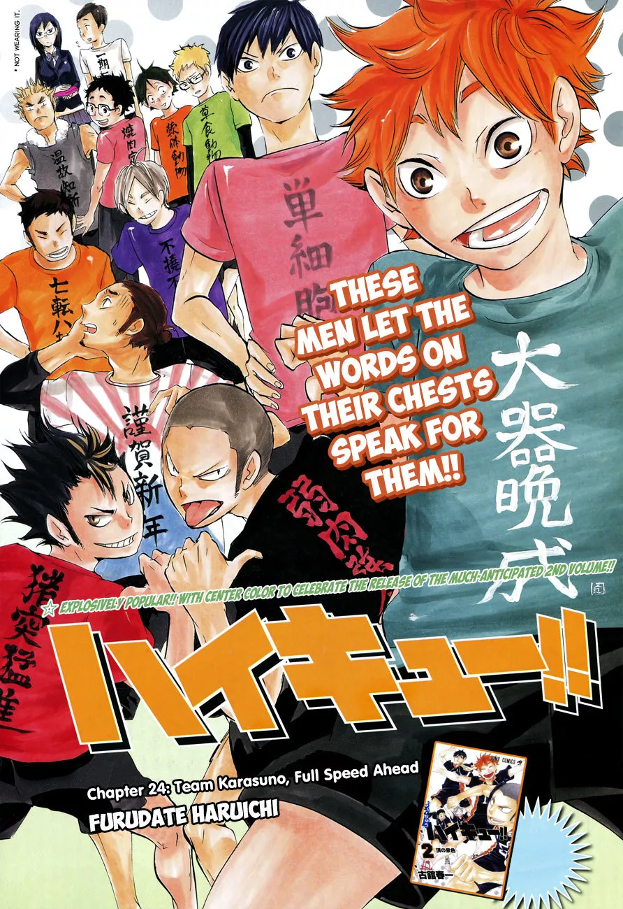 Read Haikyu!! Chapter 24 - Team Karasuno, Full Speed Ahead Online