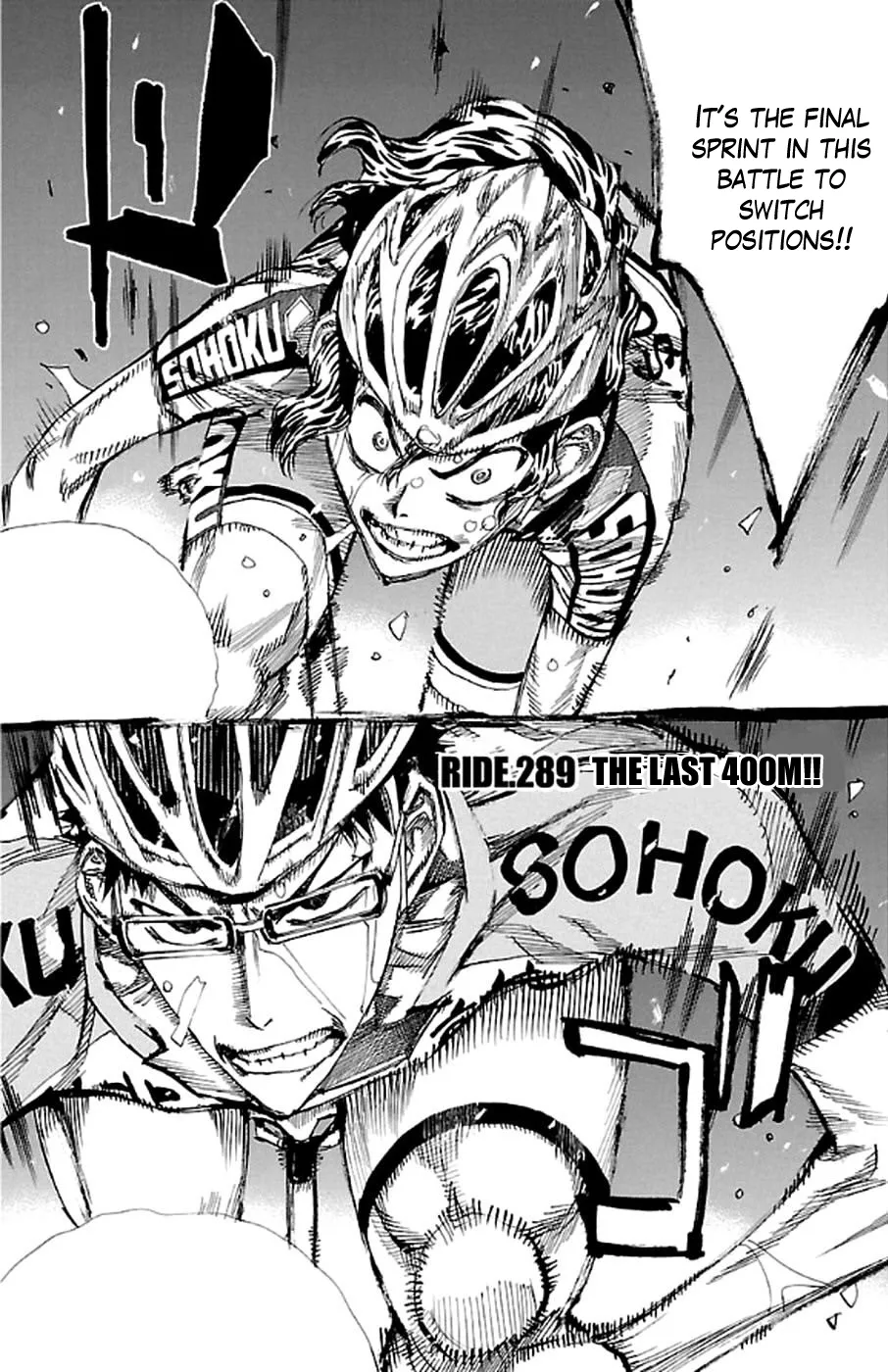 Read Yowamushi Pedal Chapter 289 - The last 400 m Online