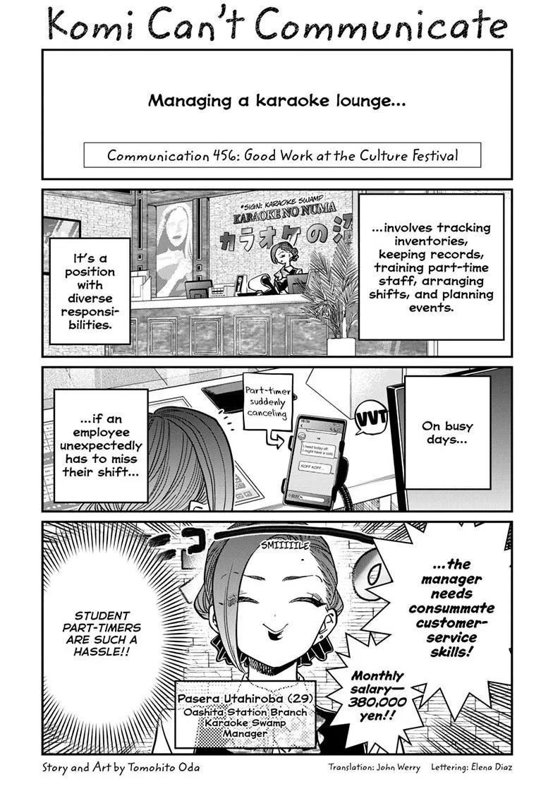 Read Komi-san wa Komyushou Desu Chapter 456 Online