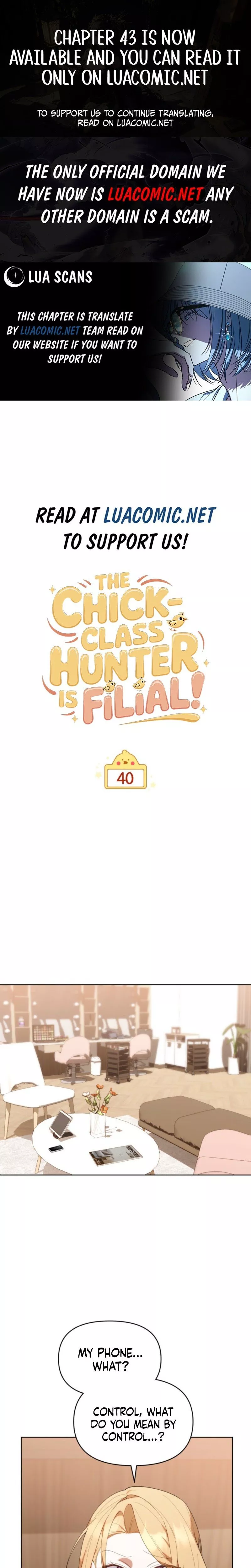 Read The Chick-Class Hunter Is Filial! Chapter 40 Online