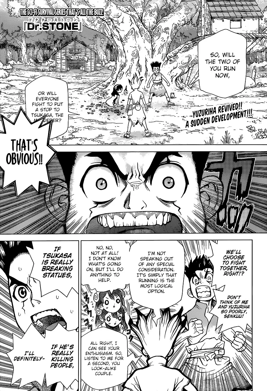 Read Dr. Stone Chapter 6 - Taiju vs. Tsukasa Online