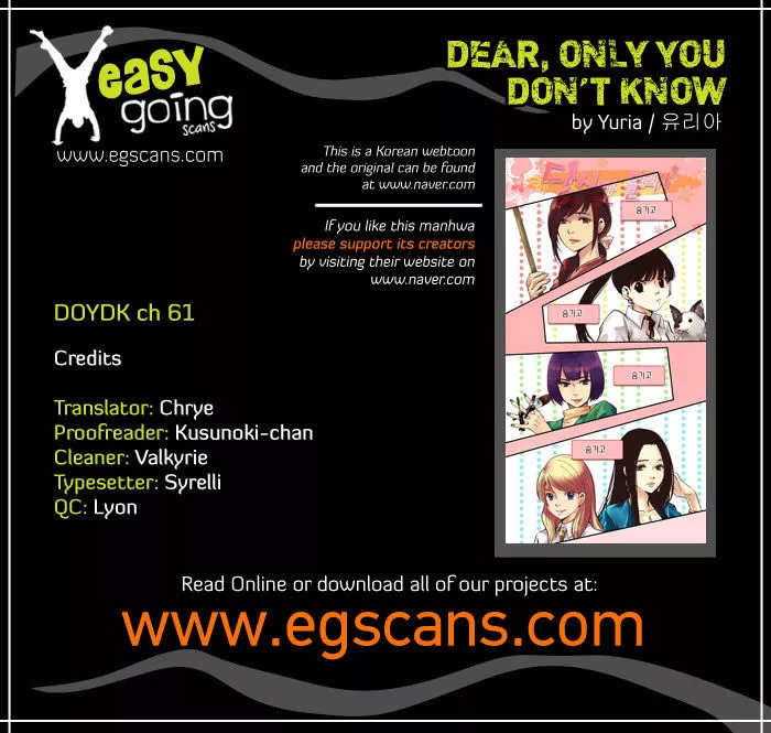 Read Dear, Only You Don’t Know! Chapter 61 Online