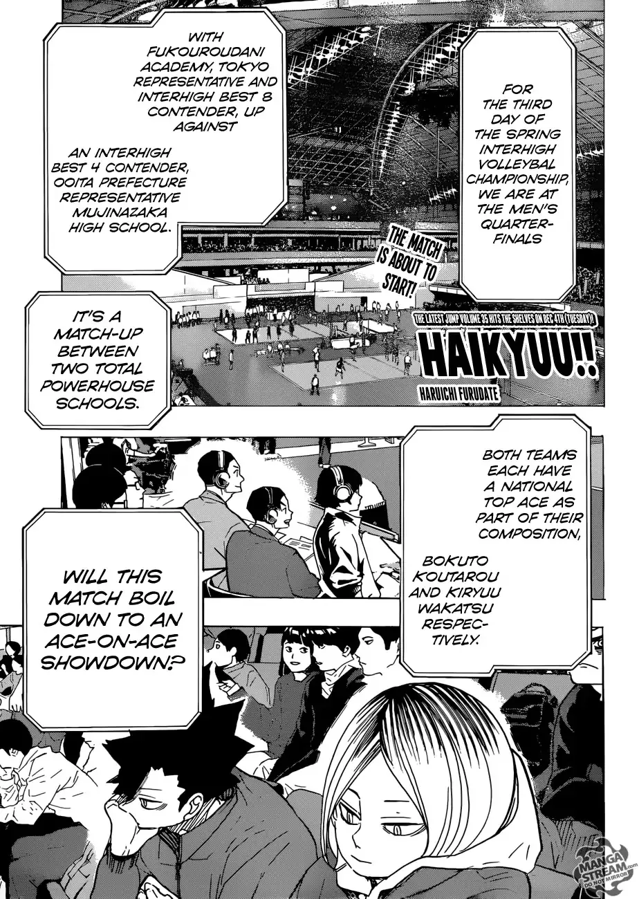 Read Haikyu!! Chapter 328 - A battle we can't afford to lose Online