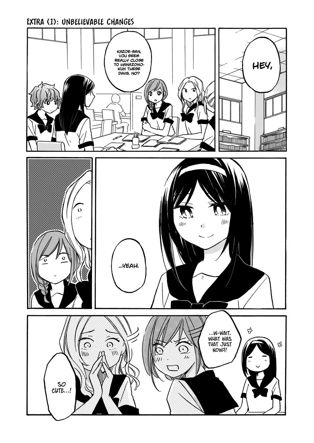 Read Hanazono-kun to Kazoe-san no Fukakai na Houkago Chapter 29 - Twitter Extra (1) Online