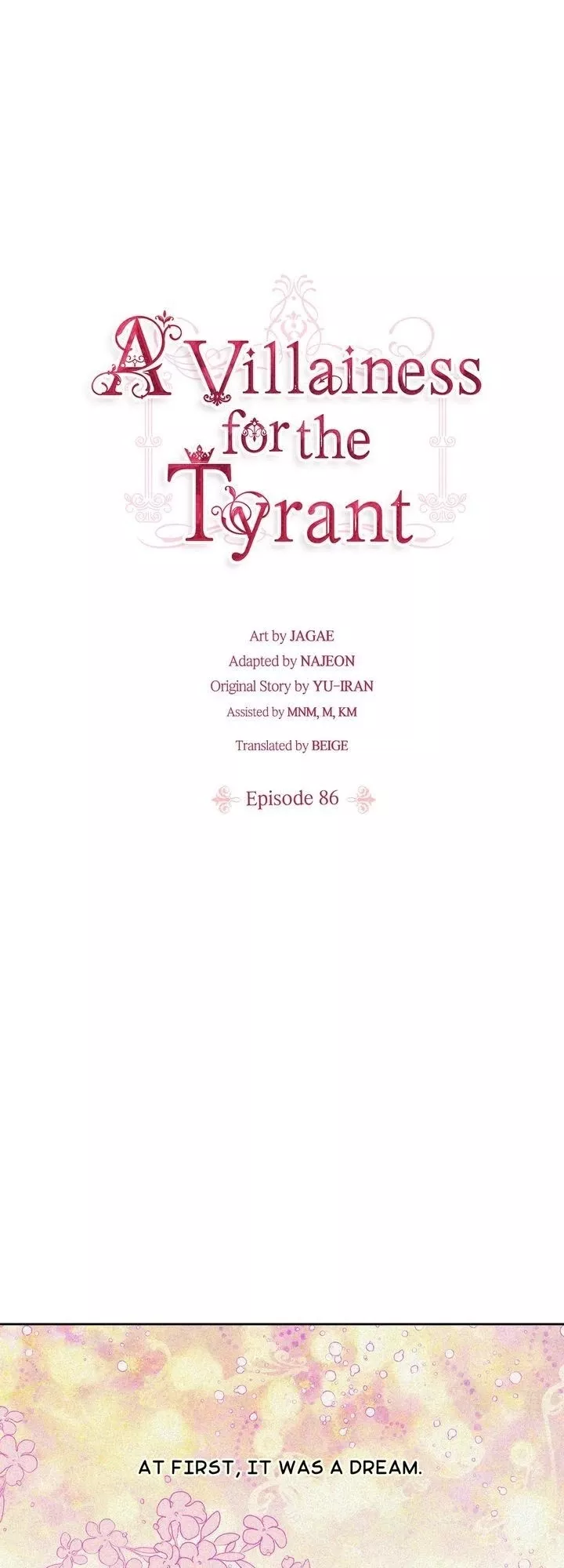 Read A Villainess for the Tyrant Chapter 86 Online