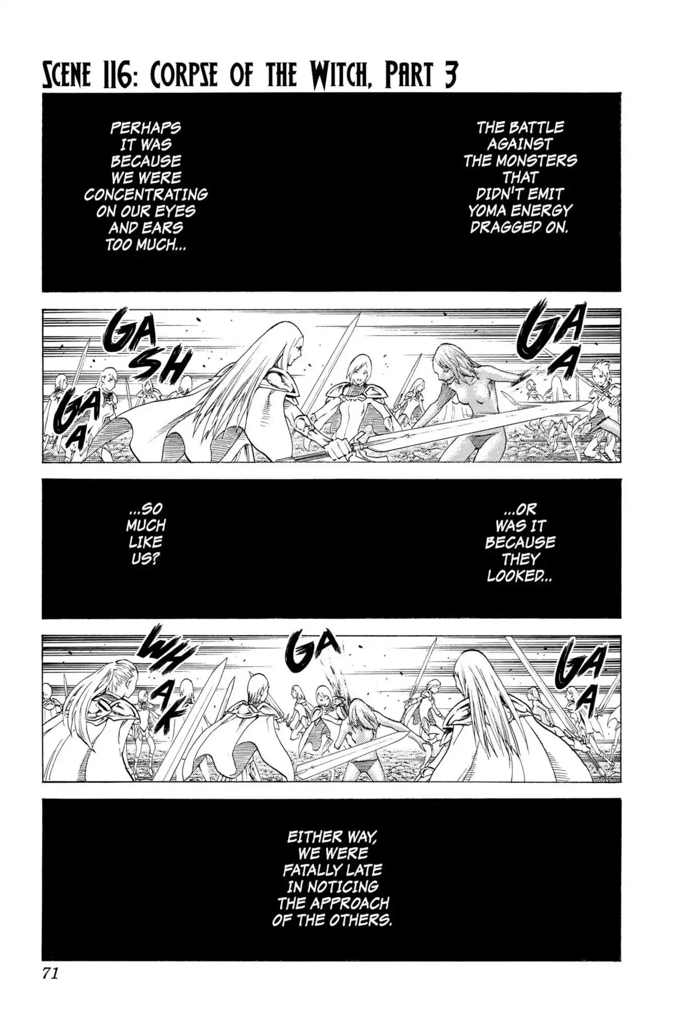 Read Claymore Chapter 116 - Vol.21 Scene 116: Corpse of the Witch, Part 3 Online