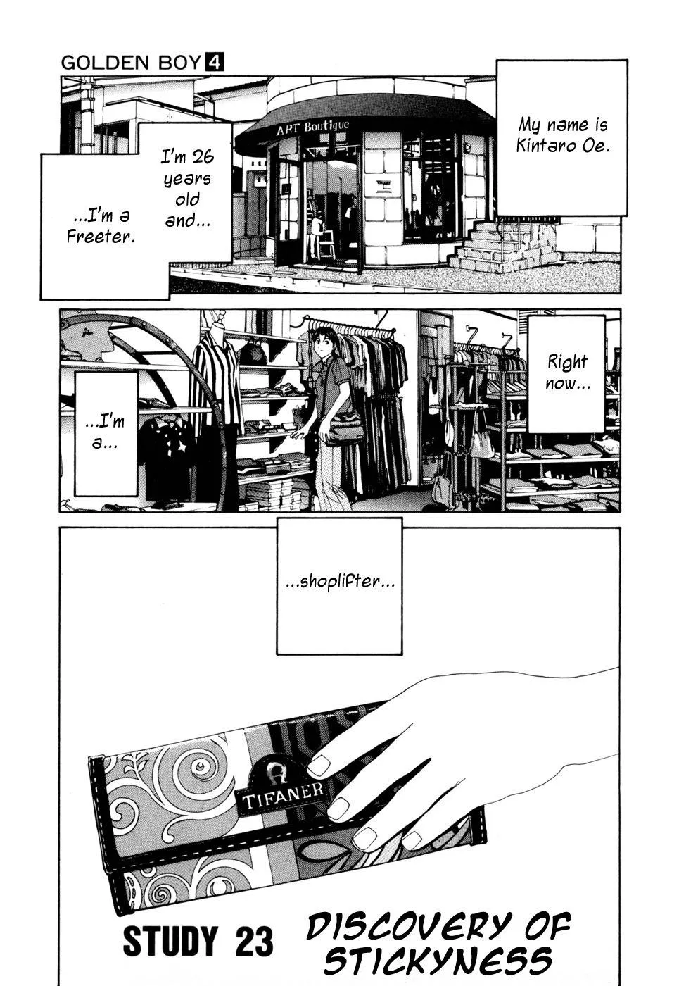 Read Golden Boy Chapter 23 - Discovery of the Stickyness Online