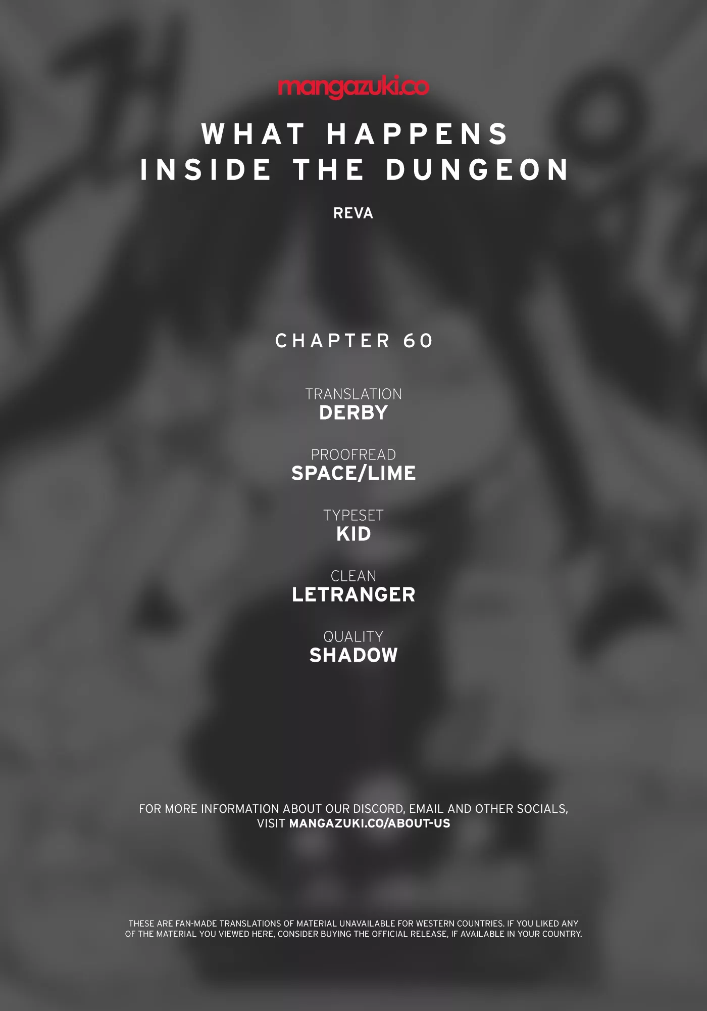 Read What Happens Inside the Dungeon Chapter 60 Online