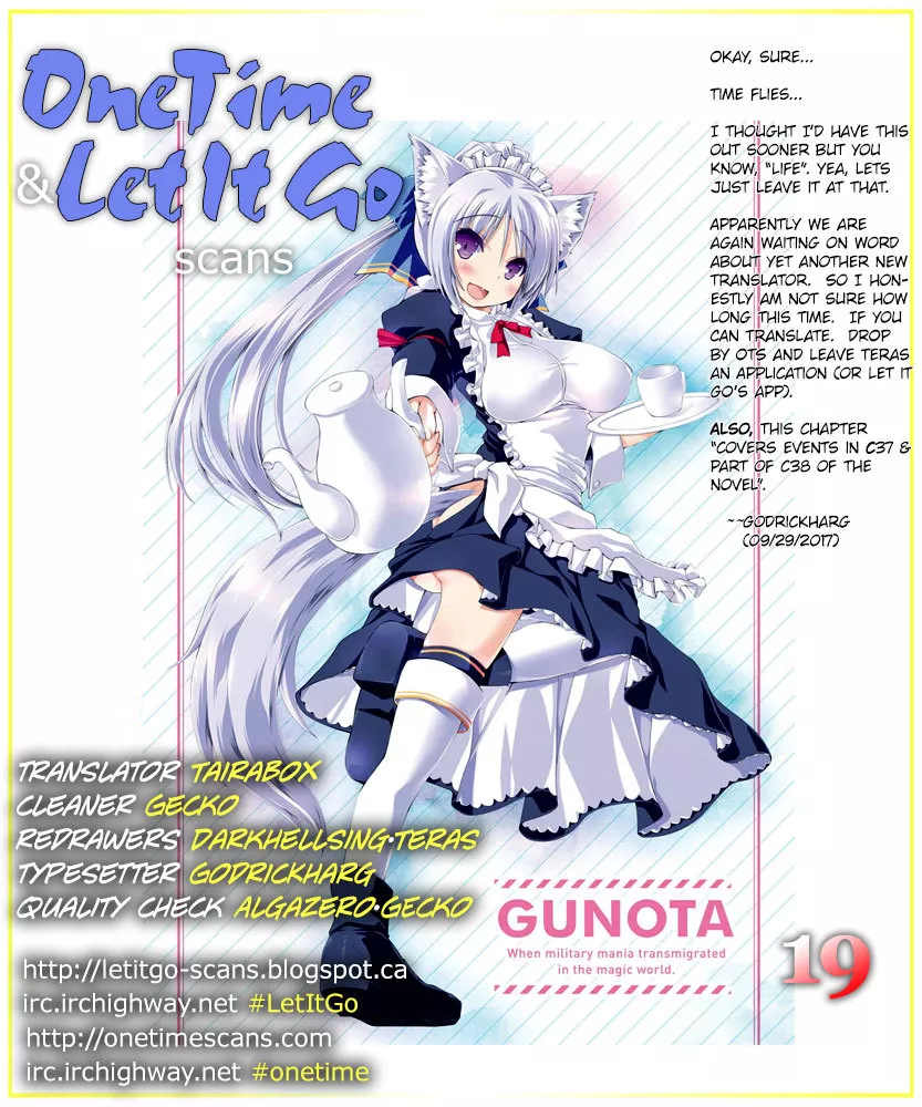 Read Gunota ga Mahou Sekai ni Tensei Shitara, Gendai Heiki de Guntai Harem o Tsukucchaimashita!? Chapter 19 Online