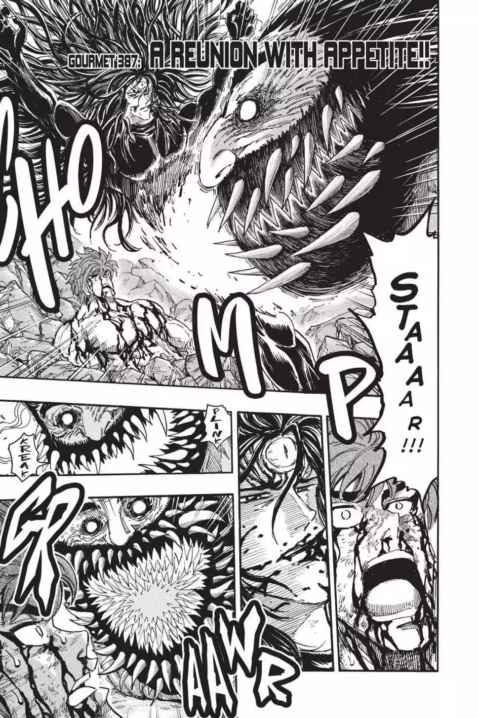 Read Toriko Chapter 387 - Vol.42 Gourmet 387: A Reunion with Appetite!! Online