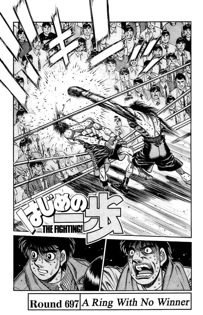 Read Hajime no Ippo Chapter 697 - A ring with no winner Online