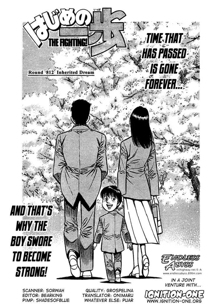 Read Hajime no Ippo Chapter 812 - Inherited Dream Online