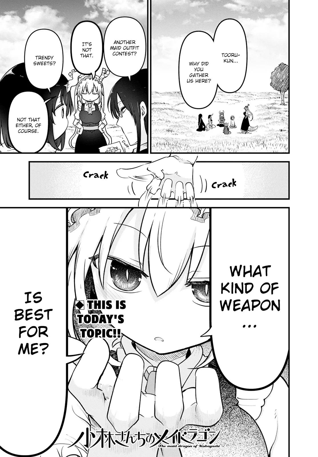 Read Kobayashi-san Chi no Maid Dragon Chapter 126 - Tooru and Weapons Online