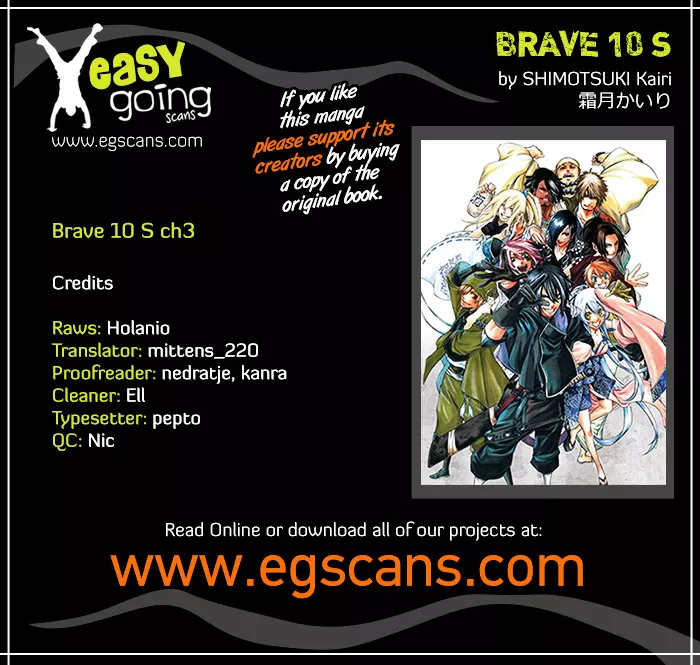 Read Brave 10 S Chapter 3 - A Ten-Game Match Online