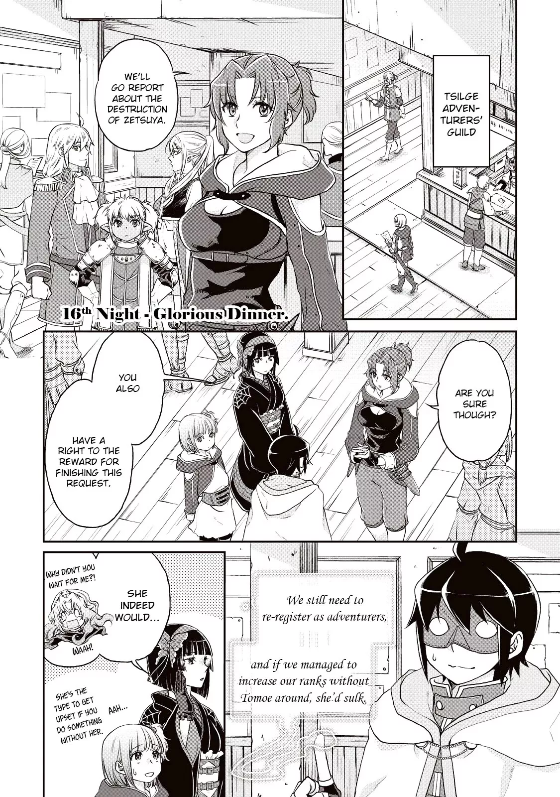 Read Tsuki ga Michibiku Isekai Douchuu Chapter 16 - Glorious Dinner Online