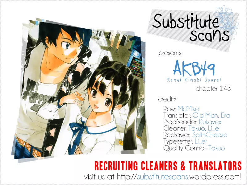 Read AKB49 – Renai Kinshi Jourei Chapter 143 - Number 8 Online