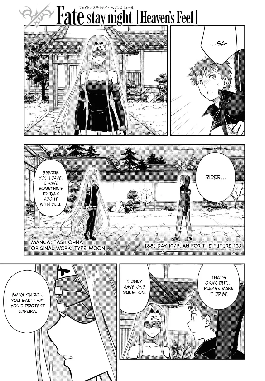 Read Fate/Stay Night – Heaven’s Feel Chapter 88 Online