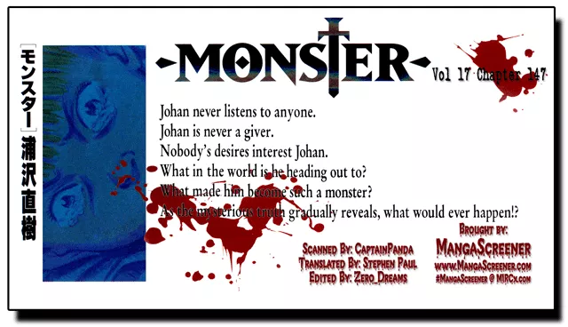 Read Monster Chapter 147 Online