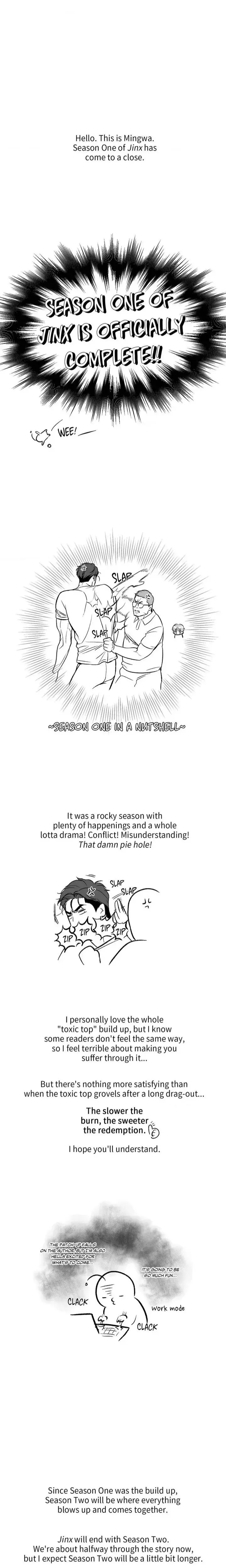 Read Jinx Chapter 53.1 - Season 1 Creator's Note Online