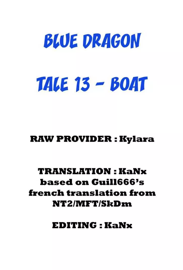 Read Blue Dragon: Ral Grad Chapter 13 - Boat Online