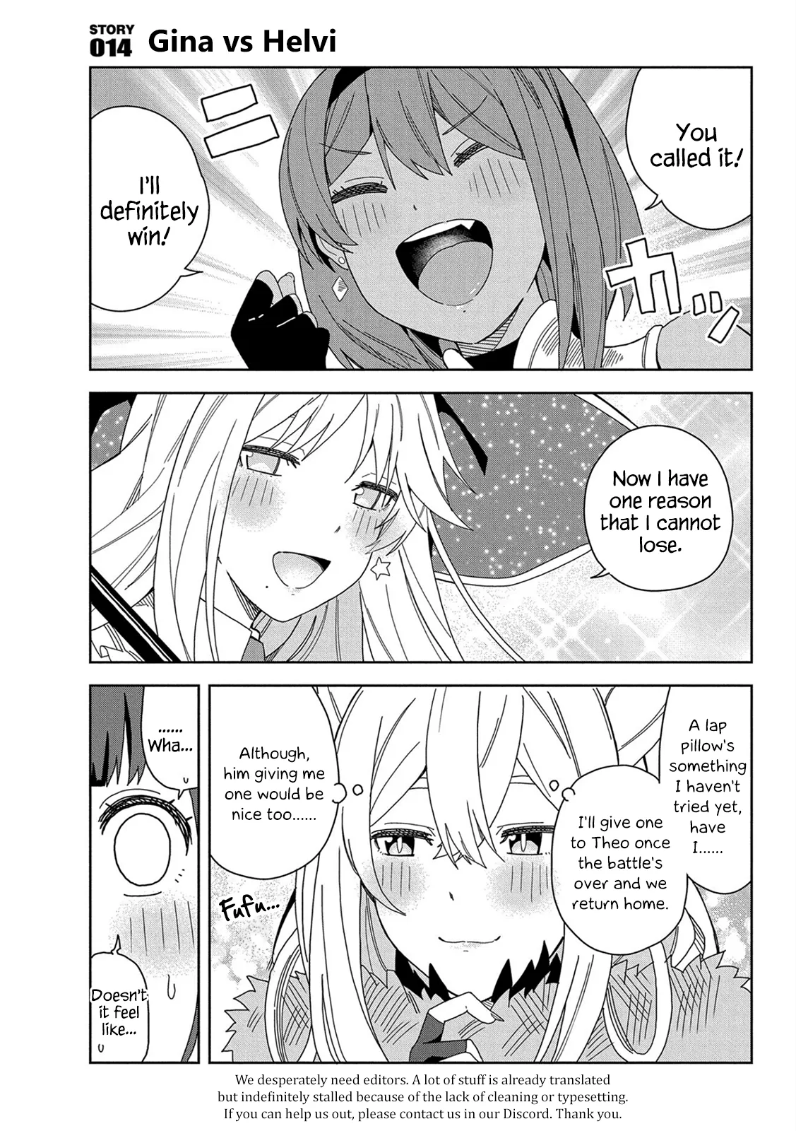 Read Negai wo Kanaete Moraou to Akuma wo Shoukan Shitakedo, Kawaikattanode Kekkonshimashita ~Akuma no Niidzuma~ Chapter 14 - Gina vs Helvi Online