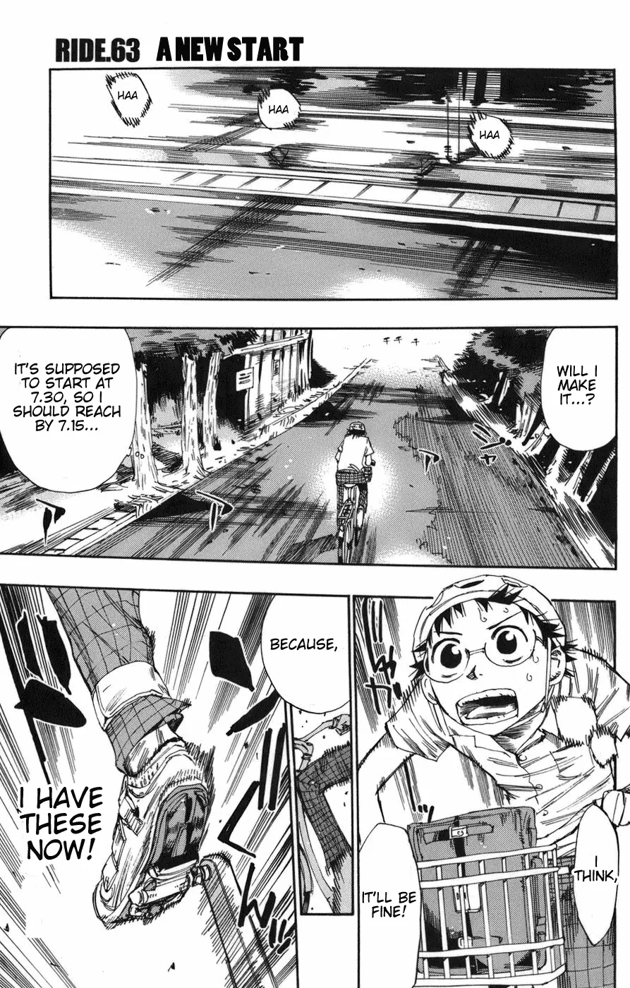 Read Yowamushi Pedal Chapter 63 - A New Start Online