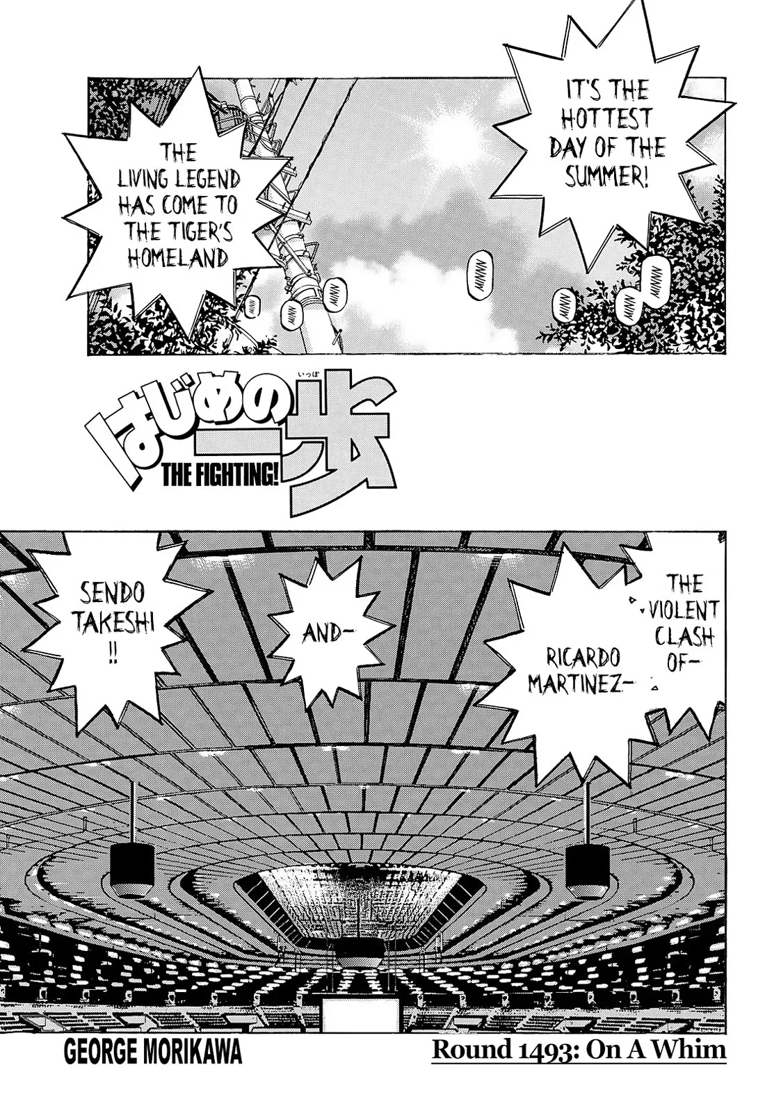 Read Hajime no Ippo Chapter 1493 - On A Whim Online