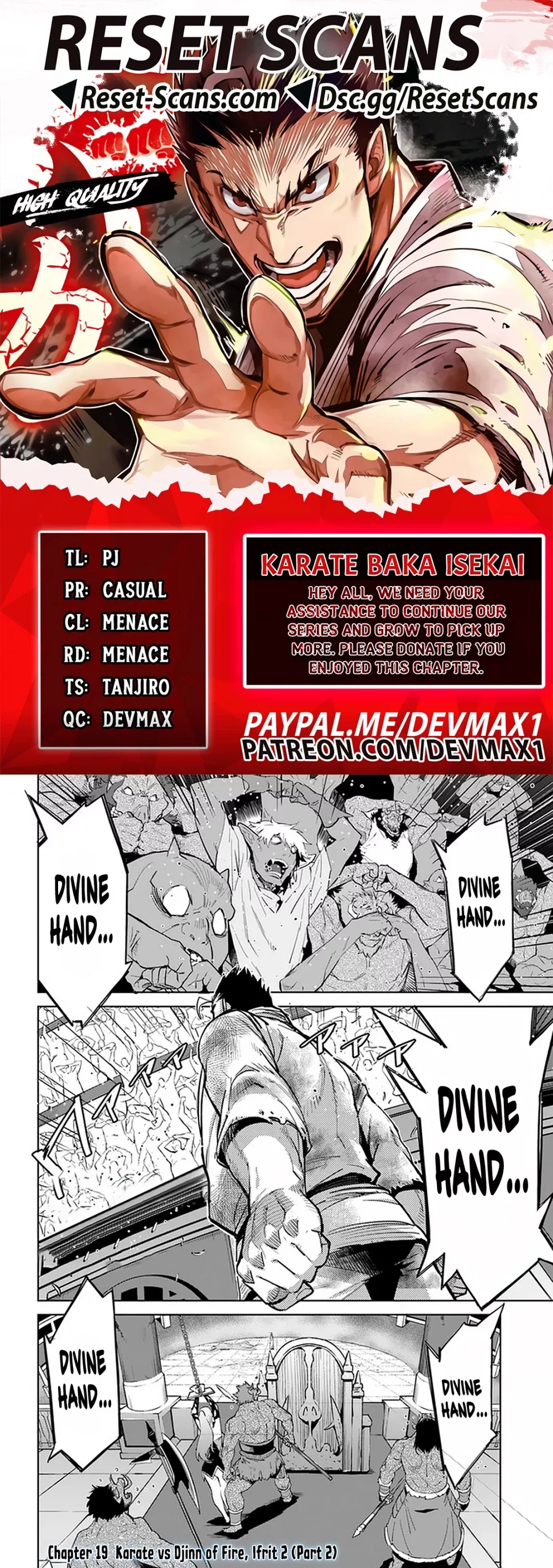 Read Karate Baka in Different World Chapter 19.2 Online