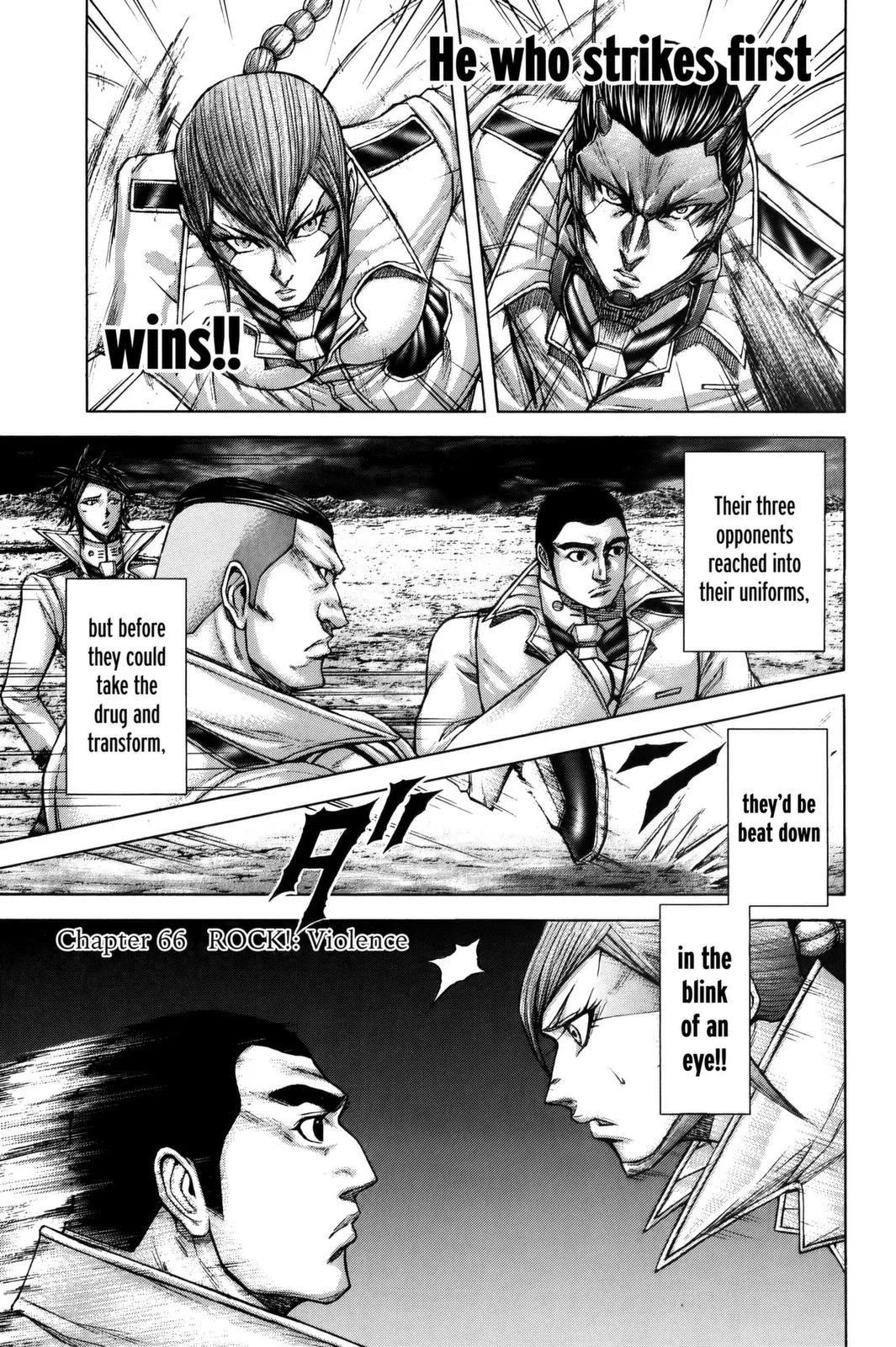 Read Terra Formars Chapter 66 - ROCK! Violence Online