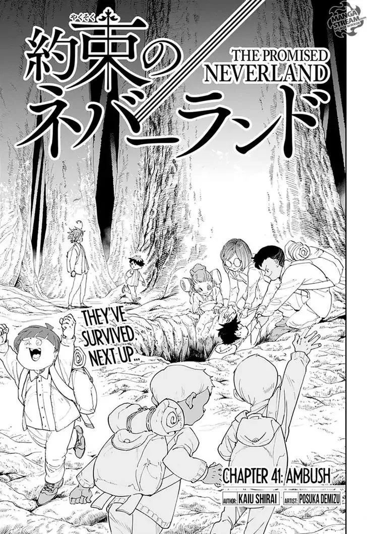 Read Yakusoku no Neverland Chapter 41 - Ambush Online