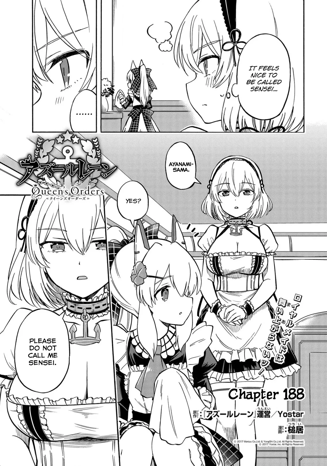 Read Azur Lane: Queen’s Orders Chapter 188 Online