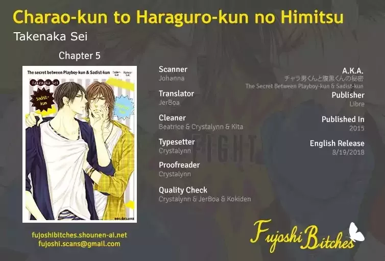 Read Charao-kun to Haraguro-kun no Himitsu Chapter 5 Online