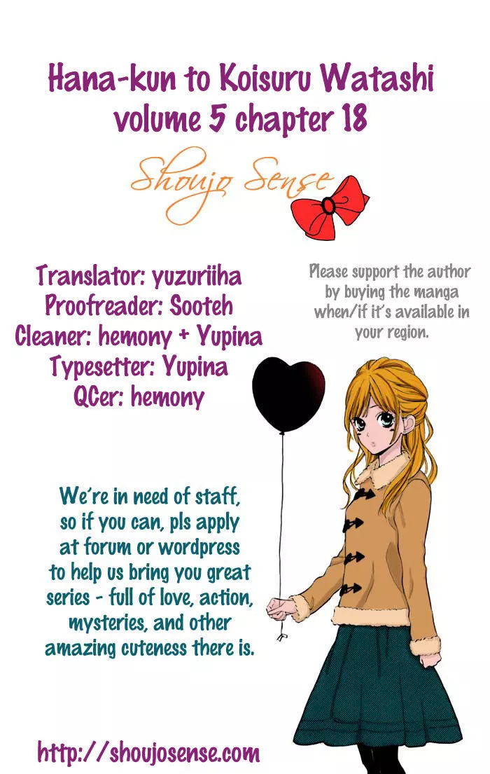 Read Hana-kun to Koisuru Watashi Chapter 18 - Even Though I Love You Online