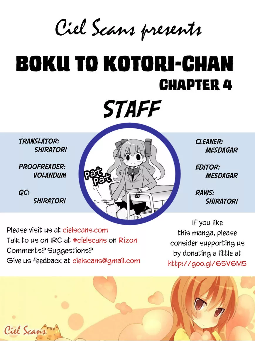 Read Boku to Kotori-chan Chapter 4 Online