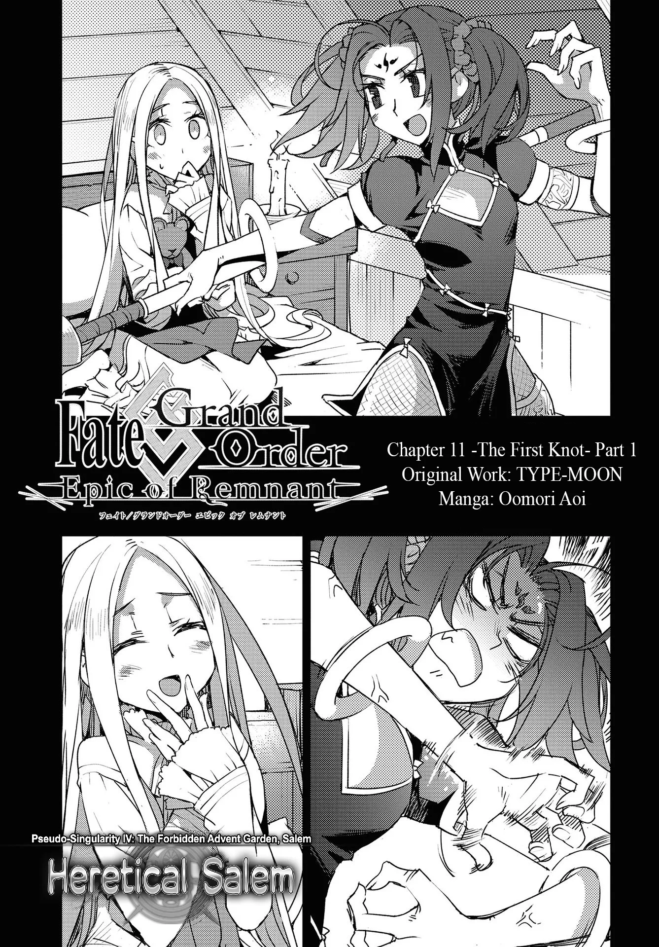 Read Fate/Grand Order -Epic of Remnant- Pseudo-Singularity IV: The Forbidden Advent Garden, Salem – Heretical Salem Chapter 11 - The First Knot - 1 Online