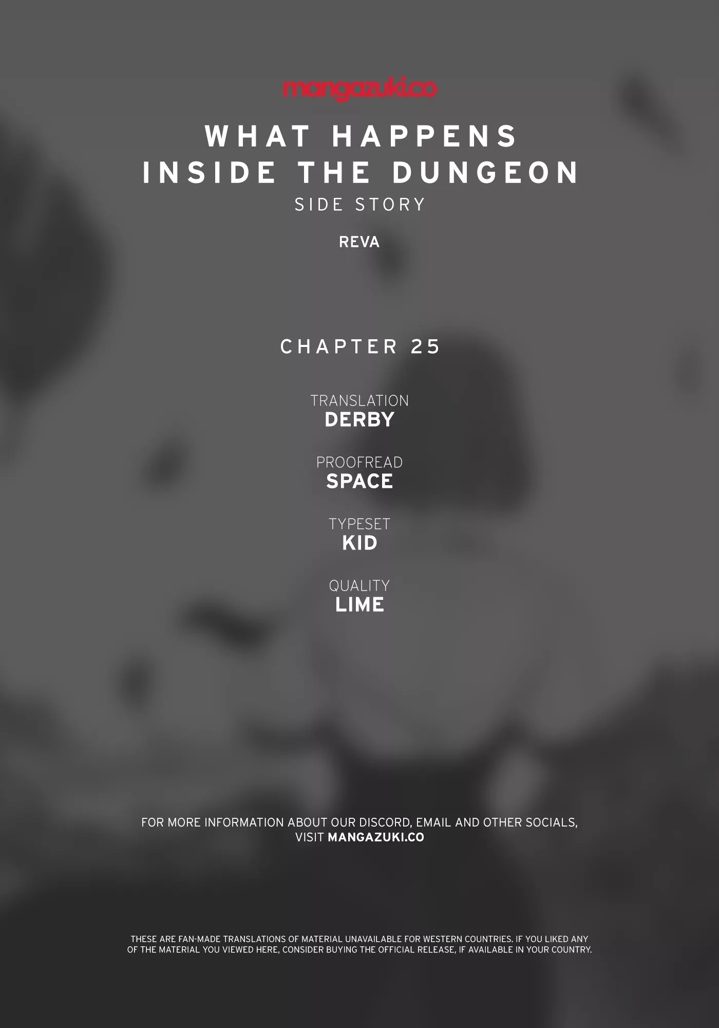 Read What Happens Inside the Dungeon Chapter 135 - Side Story - Chapter 25 Online