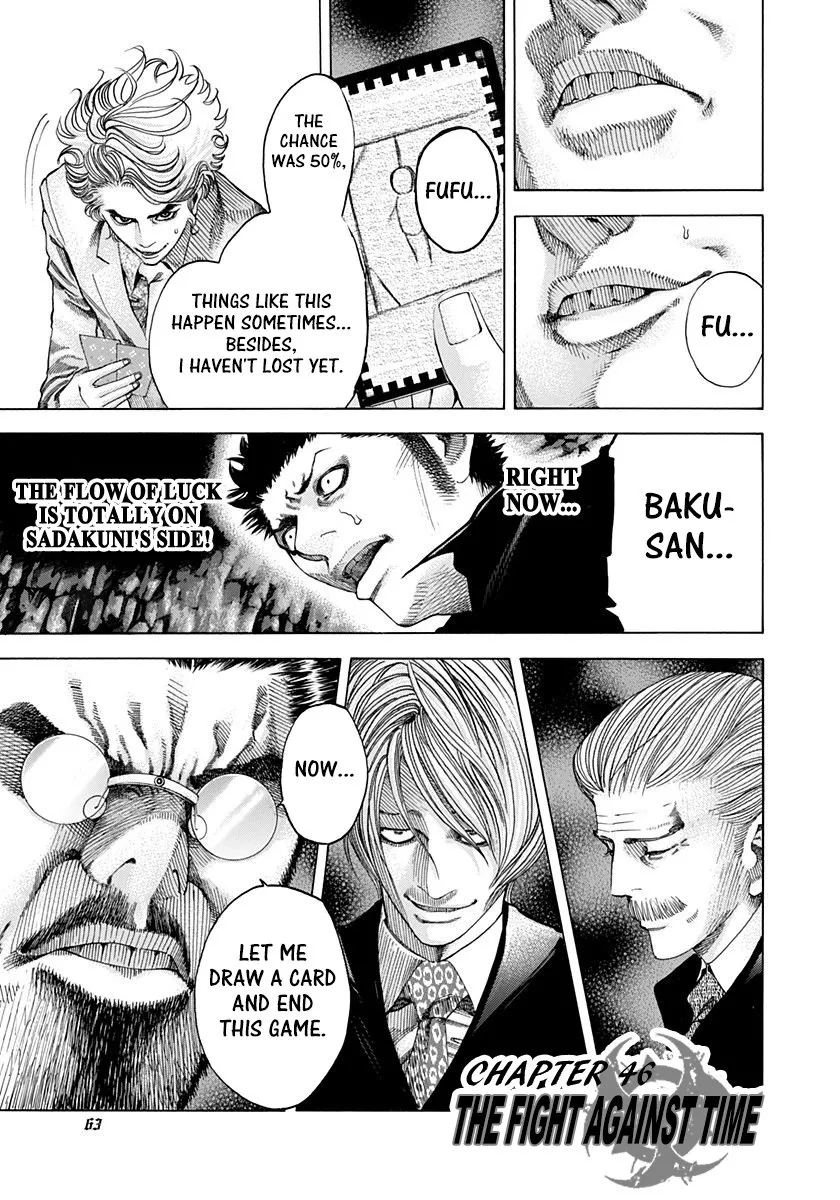 Read Usogui Chapter 46 - The Fight Against Time Online