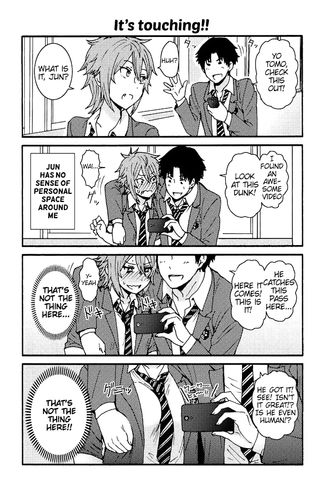 Read Tomo-chan wa Onna no ko! Chapter 4 - It's Touching!! Online