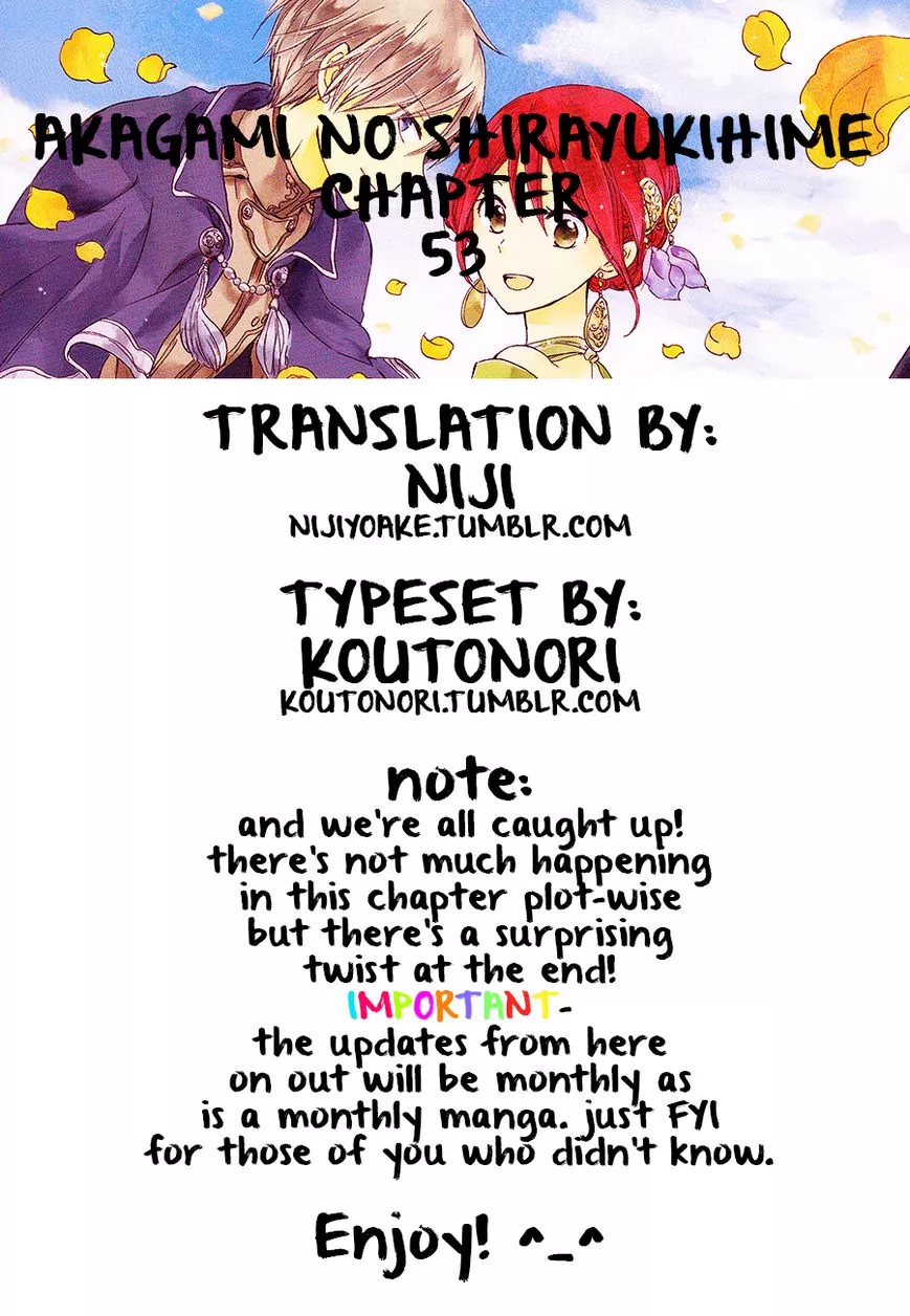 Read Akagami no Shirayukihime Chapter 53 - The Path A New Wind Blows Upon Online