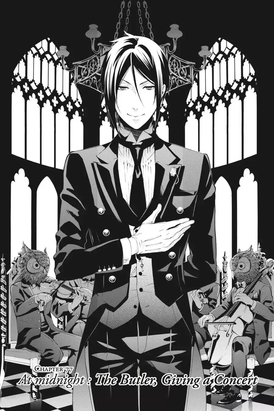 Read Kuroshitsuji Chapter 77 - At midnight: The Butler, Giving a Concert Online