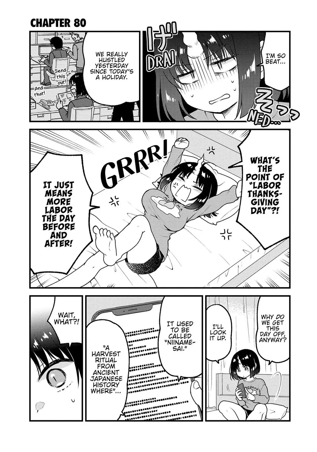 Read Kobayashi-san chi no Maid Dragon: Elma OL Nikki Chapter 80 Online