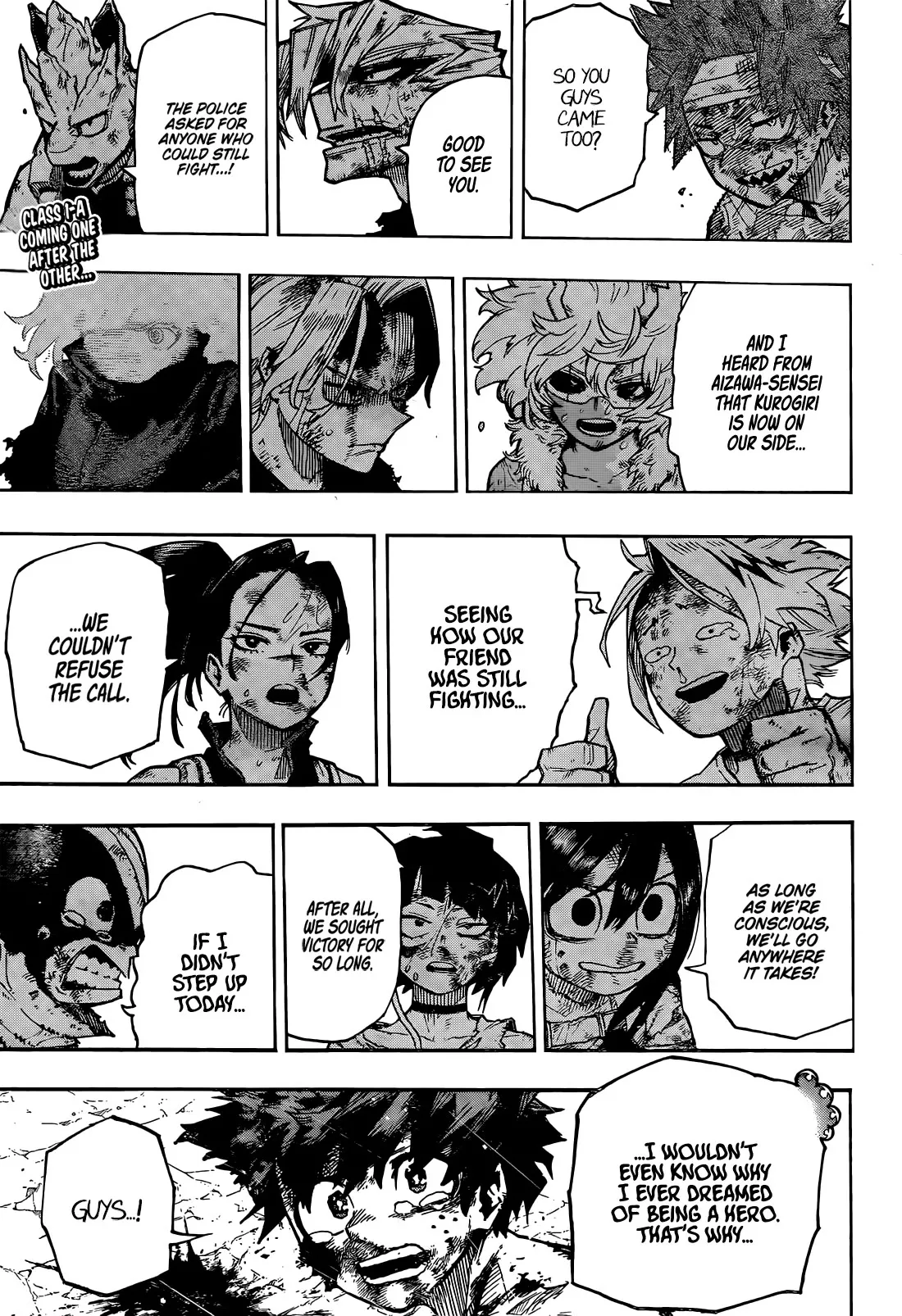 Read Boku no Hero Academia Chapter 421 - We are here Online