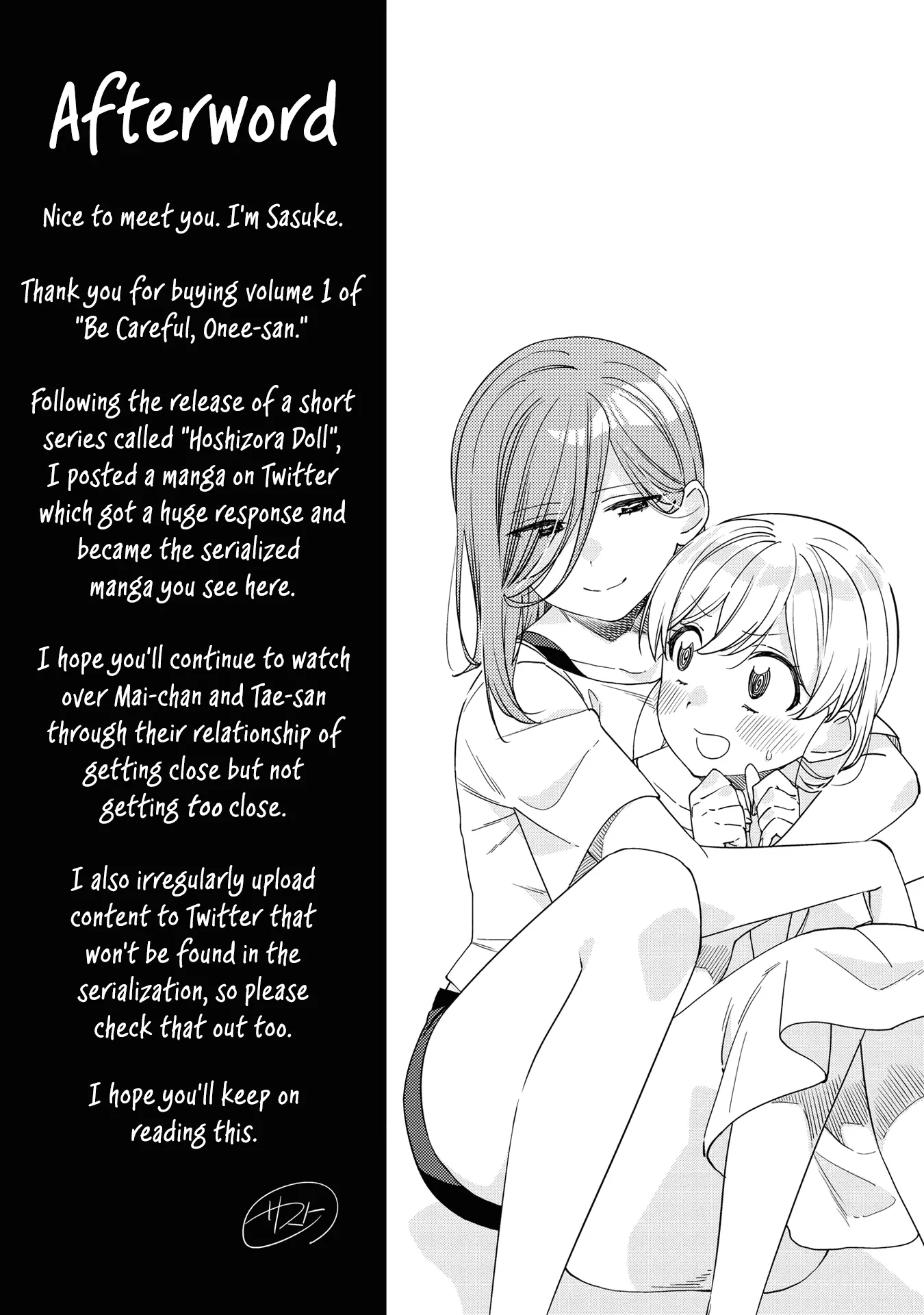 Read Be Careful, Onee-san. Chapter 8.1 - Volume 1 Extras Online