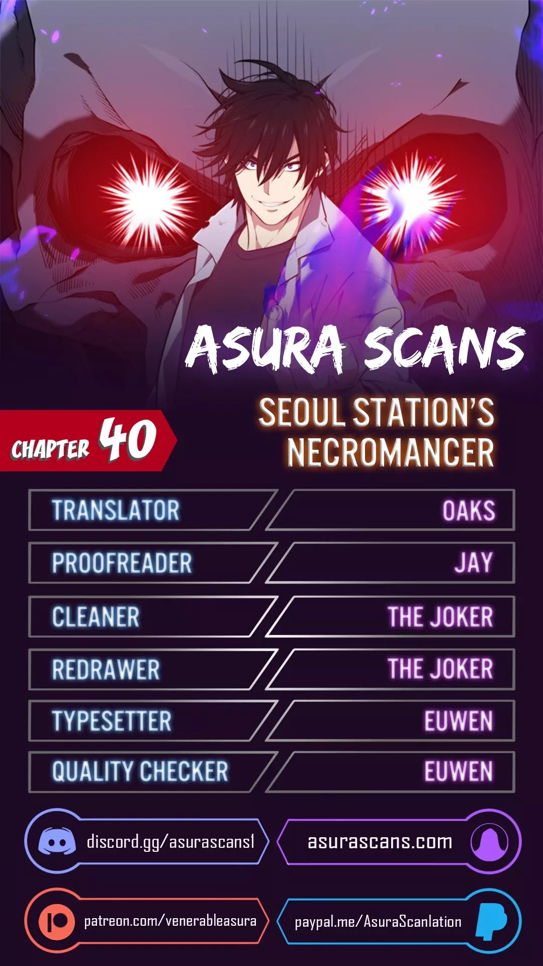 Read Seoul Station’s Necromancer Chapter 40 Online