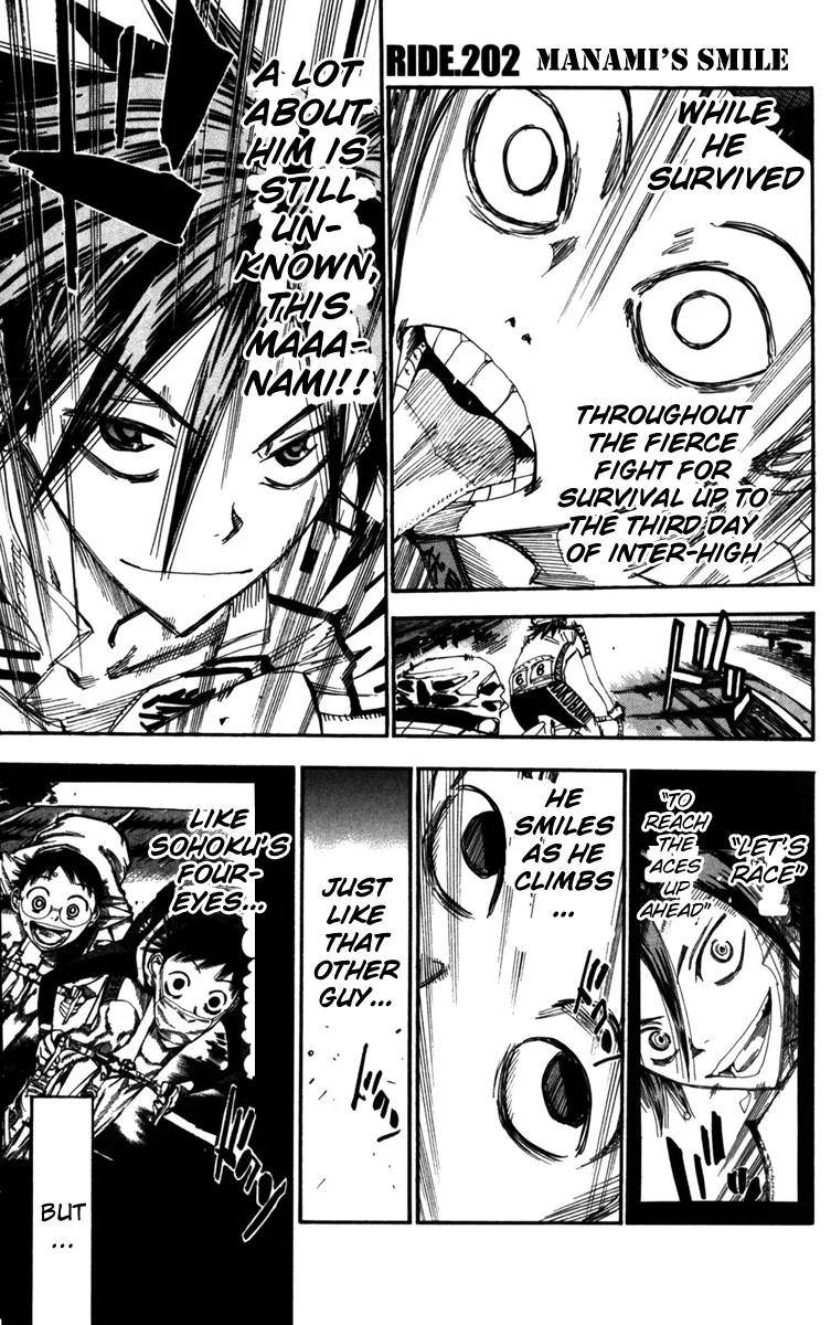 Read Yowamushi Pedal Chapter 202 - Manami's Smile Online